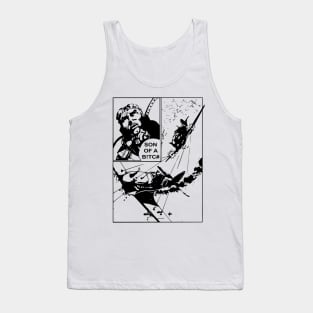 Comic Book Page Dogfight Tank Top